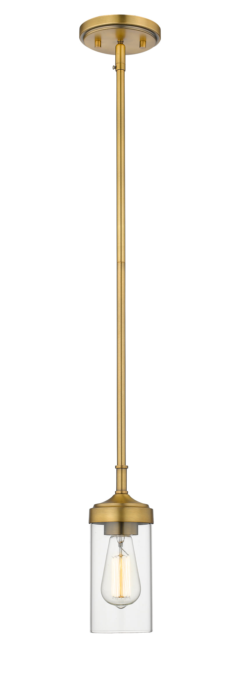 Calliope 1 Light 5" Pendant in Foundry Brass