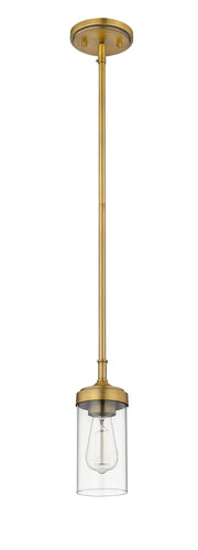 Calliope 1 Light 5" Pendant in Foundry Brass