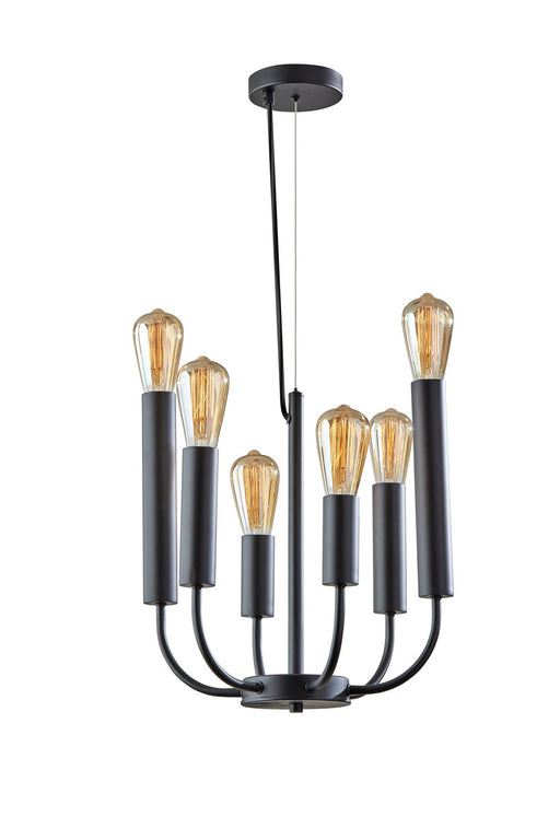 Rory 6-Light Chandelier in Black