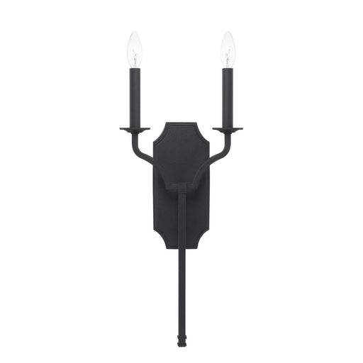 Ravenwood 2-Light Wall Sconce in Black Iron