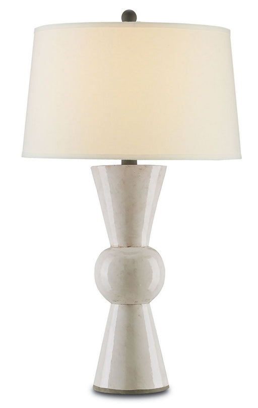 Upbeat Table Lamp in Antique White