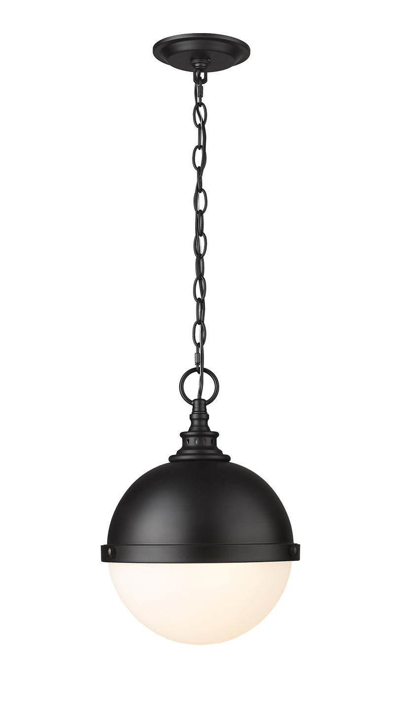 Peyton 2 Light Pendant in Matte Black