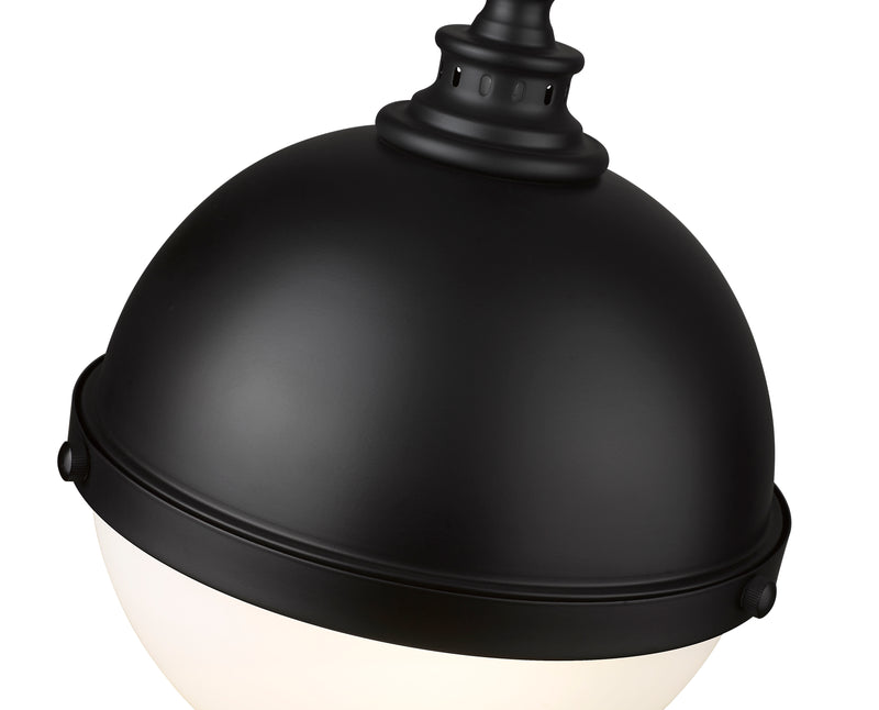 Peyton 2 Light Pendant in Matte Black