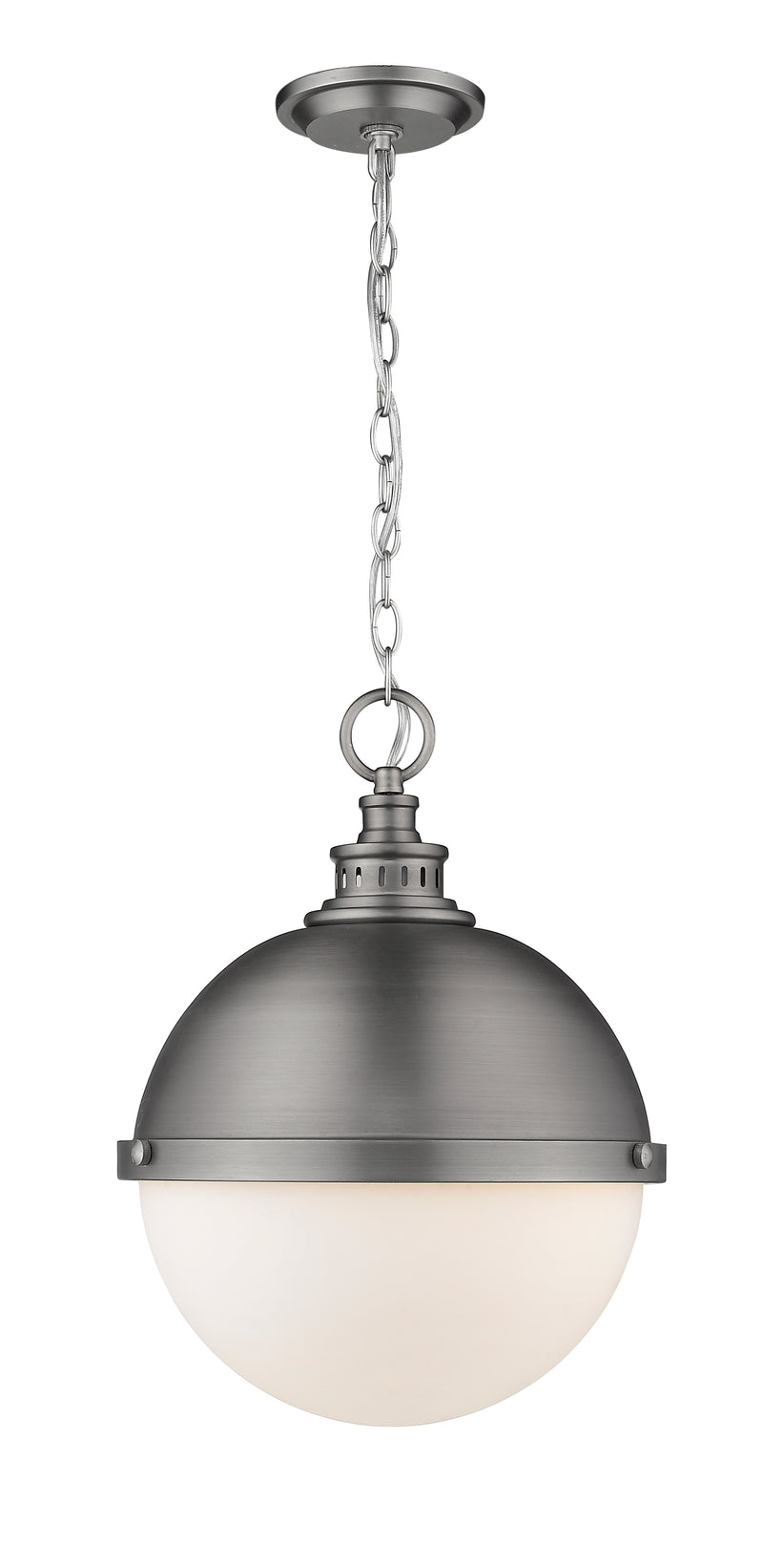 Peyton 2 Light 14.75" Pendant in Antique Nickel