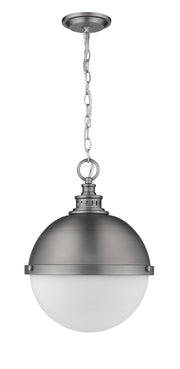 Peyton 2 Light 14.75" Pendant in Antique Nickel
