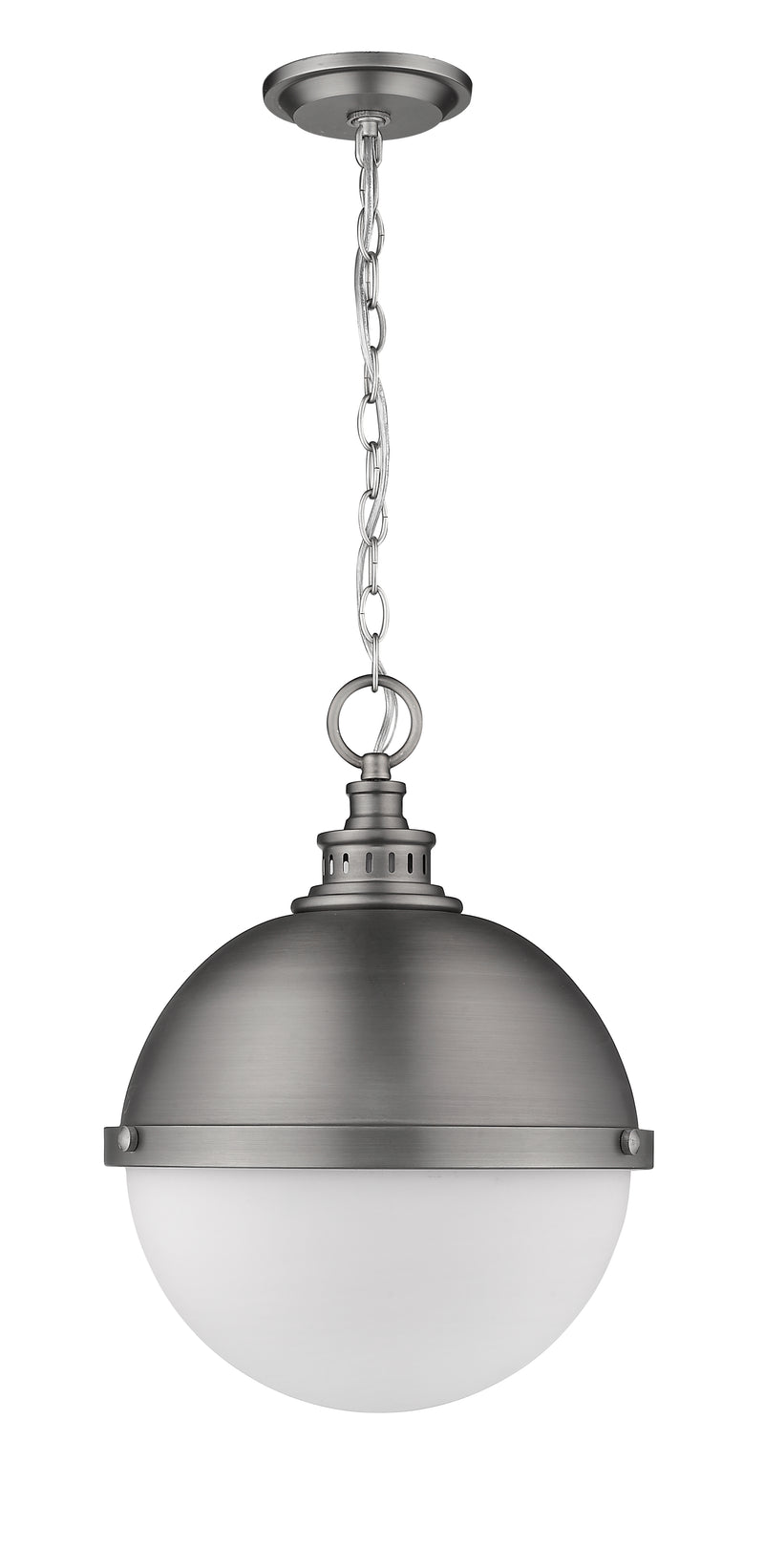 Peyton 2 Light 14.75" Pendant in Antique Nickel