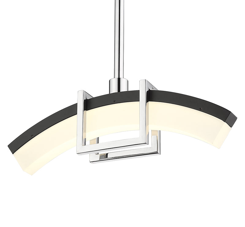 Arc 1 Light 5.5" Pendant in Chrome