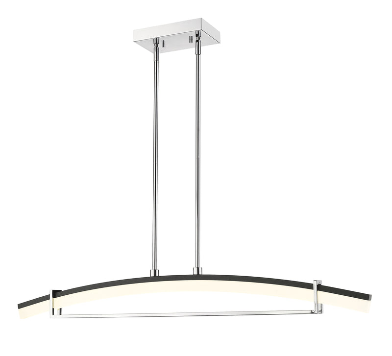 Arc 1 Light 43.5" Linear Pendant in Chrome