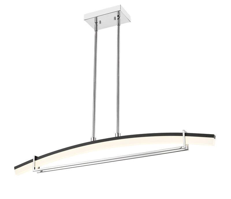 Arc 1 Light 43.5" Linear Pendant in Chrome