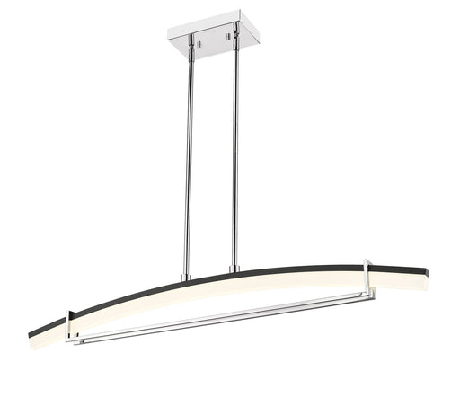 Arc 1 Light 43.5" Linear Pendant in Chrome