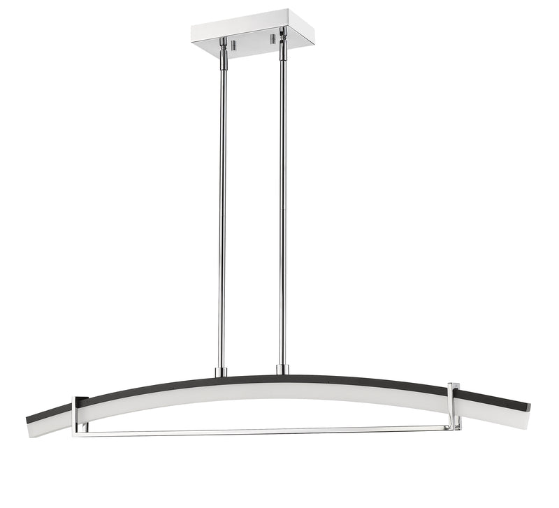 Arc 1 Light 43.5" Linear Pendant in Chrome