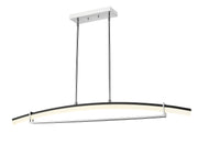 Arc 1 Light 56.25" Linear Pendant in Chrome