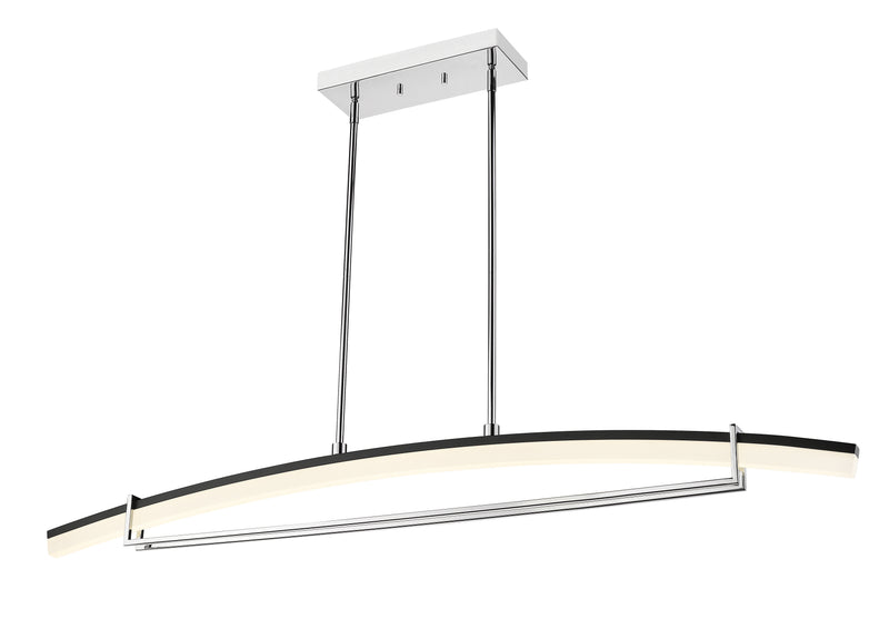 Arc 1 Light 56.25" Linear Pendant in Chrome