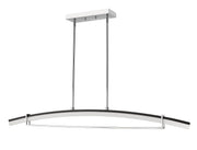 Arc 1 Light 56.25" Linear Pendant in Chrome