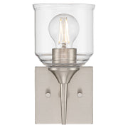 Beacon Wall Sconce in Brushed Steel