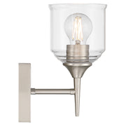 Beacon Wall Sconce in Brushed Steel