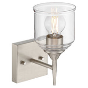 Beacon Wall Sconce in Brushed Steel