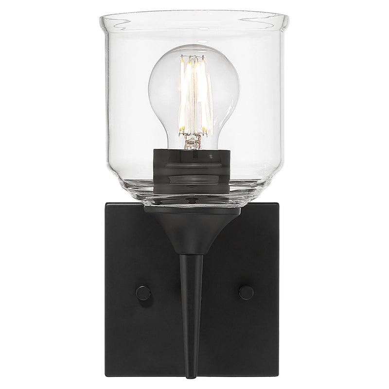 Beacon Wall Sconce in Matte Black