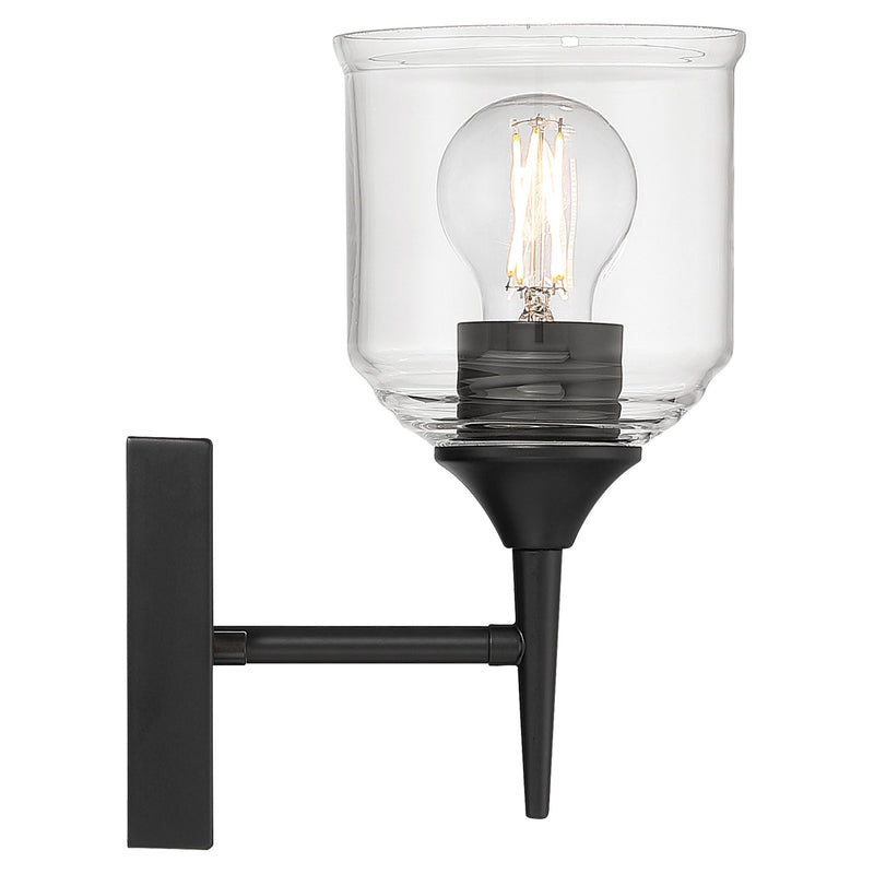 Beacon Wall Sconce in Matte Black