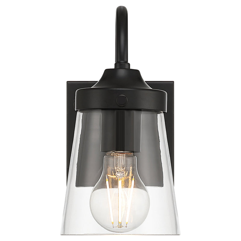 Dickens Bath Sconce in Black
