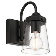 Dickens Bath Sconce in Black