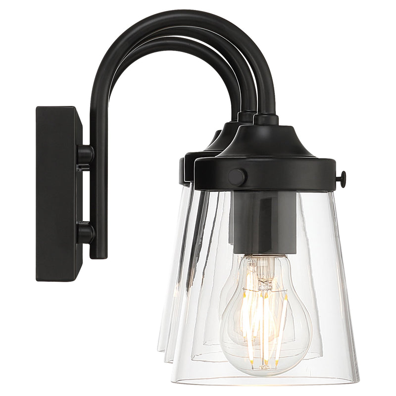 Dickens 3-Light Bath Vanity Light in Black