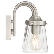 Dickens 3-Light Bath Vanity Light in Brushed Steel