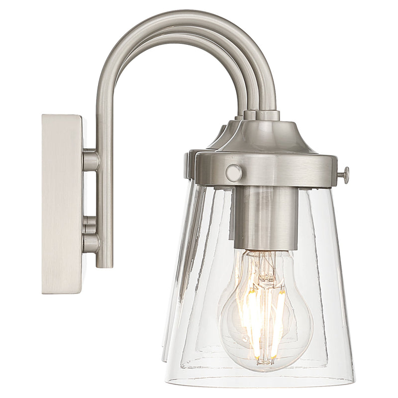 Dickens 3-Light Bath Vanity Light in Brushed Steel