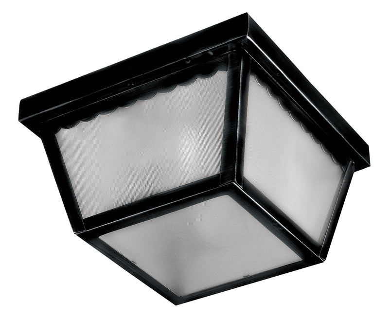 Outdoor Essentials 1 Light Outdoor Ceiling Mount in Black