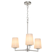 Goodwin 3 Light Chandelier in Satin Nickel