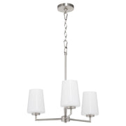 Goodwin 3 Light Chandelier in Satin Nickel