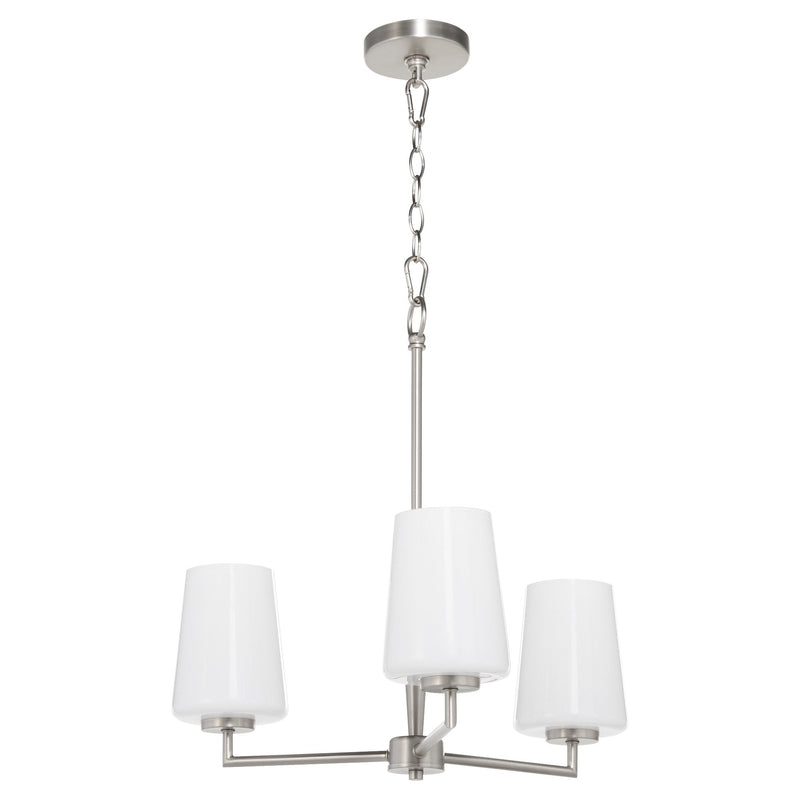 Goodwin 3 Light Chandelier in Satin Nickel