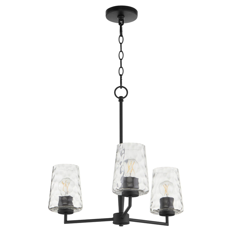 Goodwin 3 Light Chandelier in Matte Black