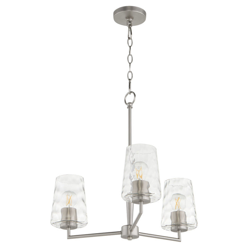 Goodwin 3 Light Chandelier in Satin Nickel