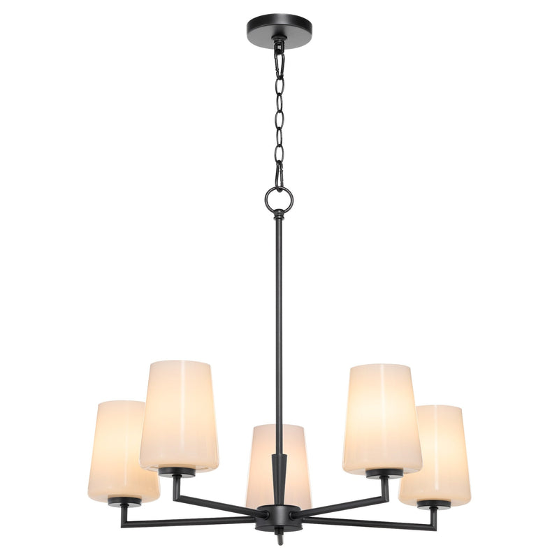 Goodwin 5 Light Chandelier in Matte Black