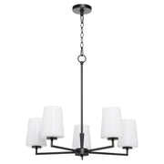 Goodwin 5 Light Chandelier in Matte Black