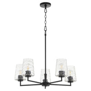 Goodwin 5 Light Chandelier in Matte Black