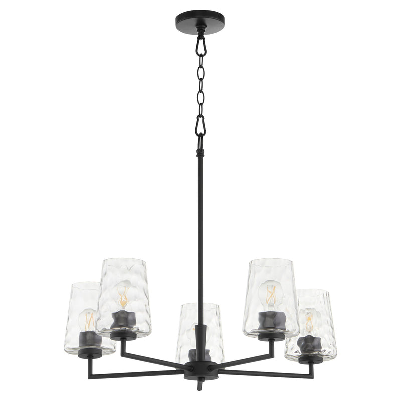 Goodwin 5 Light Chandelier in Matte Black