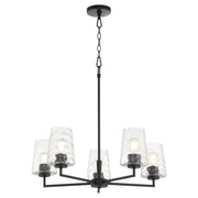 Goodwin 5 Light Chandelier in Matte Black