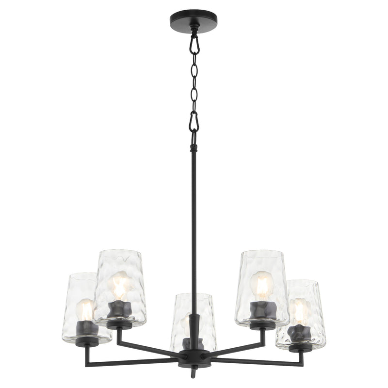 Goodwin 5 Light Chandelier in Matte Black