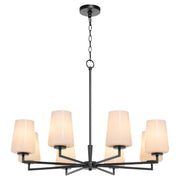 Goodwin 8 Light Chandelier in Matte Black