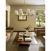Goodwin 8 Light Chandelier in Aged Brass