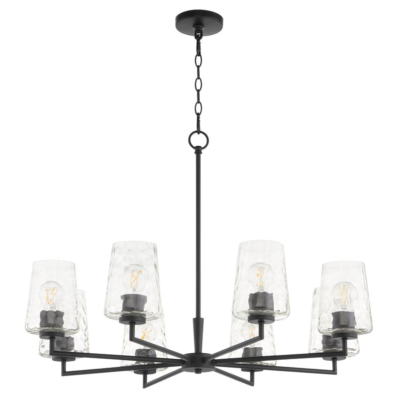 Goodwin 8 Light Chandelier in Matte Black
