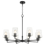 Goodwin 8 Light Chandelier in Matte Black