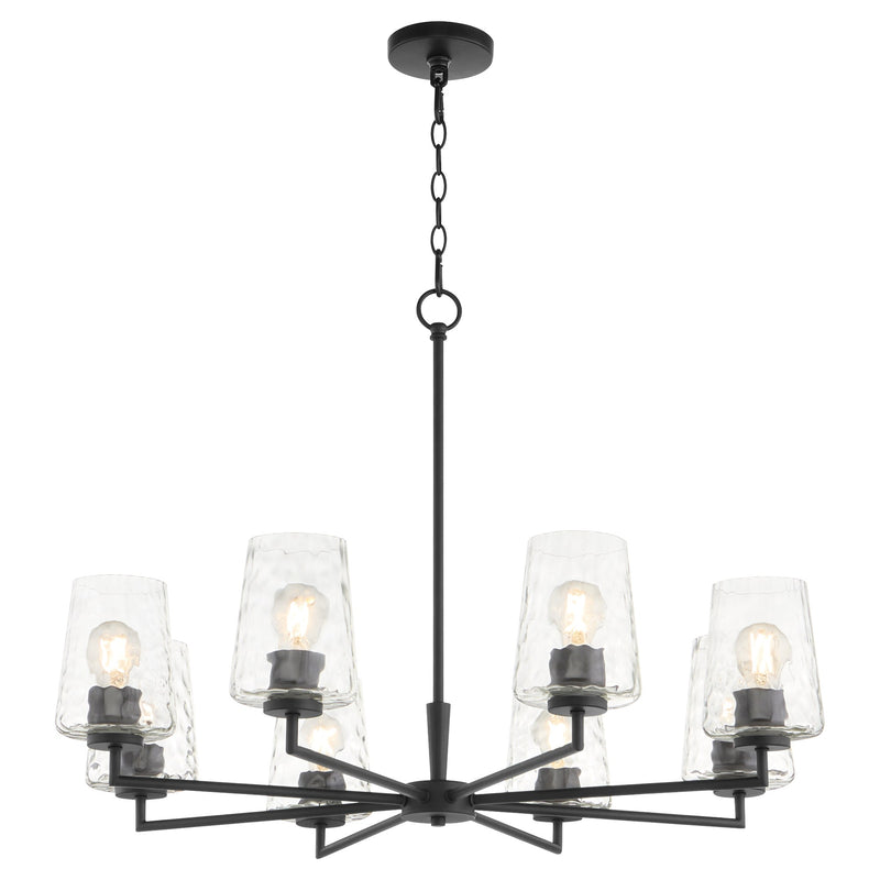 Goodwin 8 Light Chandelier in Matte Black