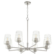 Goodwin 8 Light Chandelier in Satin Nickel
