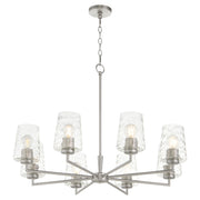 Goodwin 8 Light Chandelier in Satin Nickel