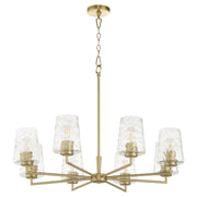 Goodwin 8 Light Chandelier in Aged Brass