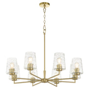 Goodwin 8 Light Chandelier in Aged Brass