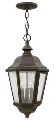 Edgewater 3-Light Outdoor Hanging Lantern in Oil Rubbed Bronze